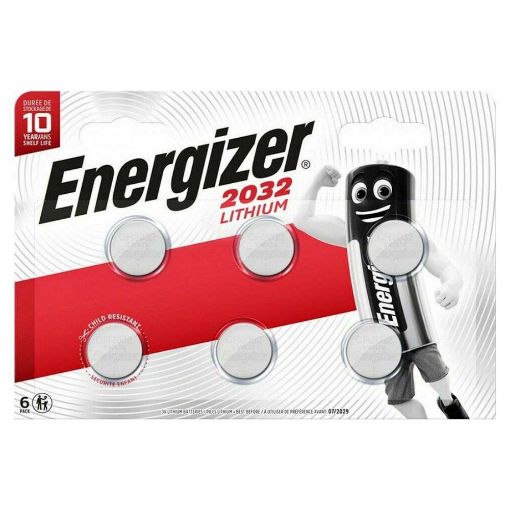 Εικόνα της Μπαταρίες Λιθίου Energizer CR2032 3V 6τμχ 25124656