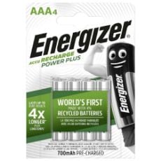Εικόνα της Επαναφορτιζόμενες Μπαταρίες Energizer Power Plus AAA Ni-MH 700mAh 4τμχ 8218980