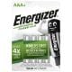 Εικόνα της Επαναφορτιζόμενες Μπαταρίες Energizer Power Plus AAA Ni-MH 700mAh 4τμχ 8218980