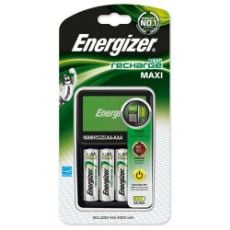 Εικόνα της Σετ Φορτιστή Μπαταριών Energizer Maxi Ni-MH AA/AAA & 4 x Επαναφορτιζόμενες Μπαταρίες 2200mAh AA 8962563