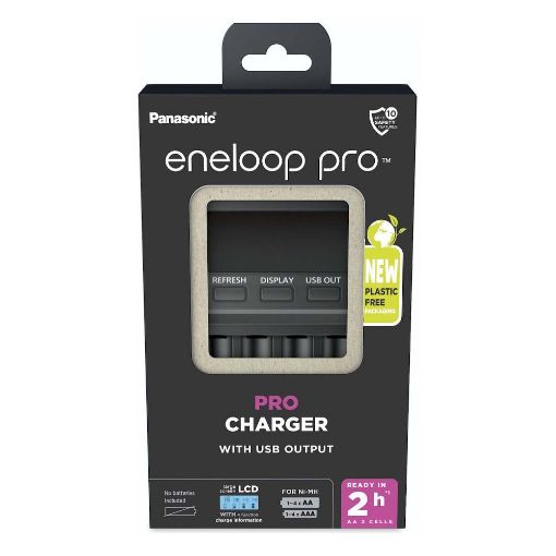 Εικόνα της Φορτιστής Μπαταριών Panasonic Eneloop Professional BQ-CC65E AA/AAA Black 13454402