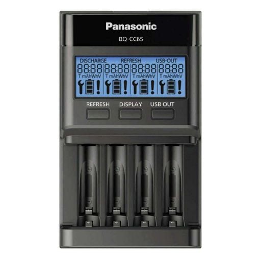 Εικόνα της Φορτιστής Μπαταριών Panasonic Eneloop Professional BQ-CC65E AA/AAA Black 13454402
