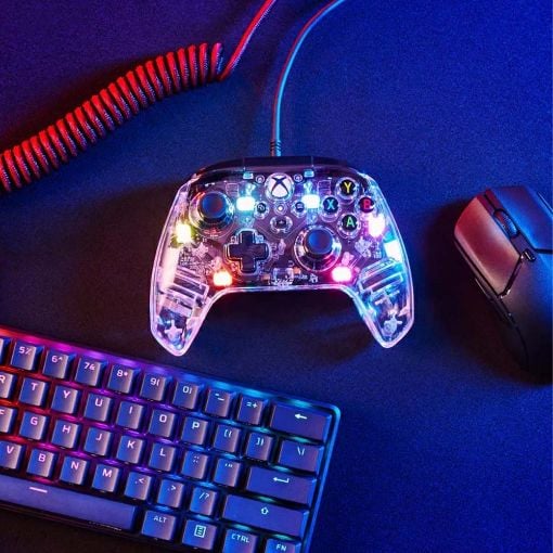 Εικόνα της Controller HyperX Clutch Gladiate RGB Transparent 7D6H2AA