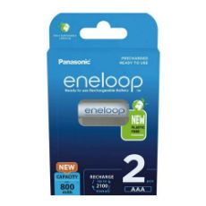 Εικόνα της Επαναφορτιζόμενες Μπαταρίες Panasonic Eneloop AAA Ni-MH 800mAh 1.2V 2τμχ 37509357