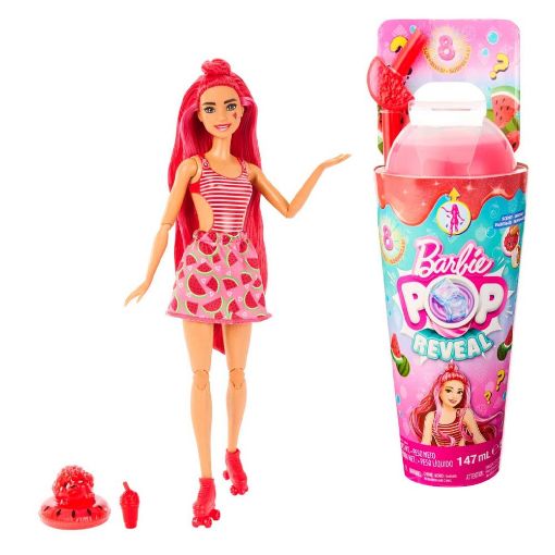 Εικόνα της Barbie Pop Reveal - Κούκλα Barbie Καρπούζι Unboxing Surprises HNW43