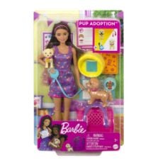 Εικόνα της Barbie - Κούκλα Barbie με Κουταβάκια & Αξεσουάρ HKD86