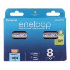 Εικόνα της Επαναφορτιζόμενες Μπαταρίες Panasonic Eneloop AA Ni-MH 2000mAh 8τμχ 37833094
