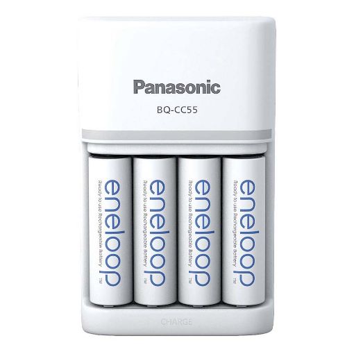 Εικόνα της Φορτιστής Μπαταριών Panasonic Eneloop Professional BQ-CC55E AA/AAA White 37847519