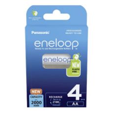 Εικόνα της Επαναφορτιζόμενες Μπαταρίες Panasonic Eneloop AA Ni-MH 2000mAh 4τμχ 37941401