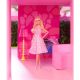 Εικόνα της Barbie - The Movie Margot Robbie με Ροζ Καρό Φόρεμα HPJ96
