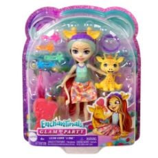 Εικόνα της Mattel Enchantimals - Glam Party Κούκλα Καμηλοπάρδαλη με Μακριά Μαλλιά HNV29