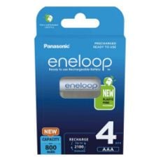 Εικόνα της Επαναφορτιζόμενες Μπαταρίες Panasonic Eneloop AAA Ni-MH 800mAh 4τμχ 37941535