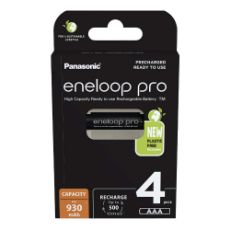 Εικόνα της Επαναφορτιζόμενες Μπαταρίες Panasonic Eneloop Pro AAA Ni-MH 930mAh 1.2V 4τμχ 8607546