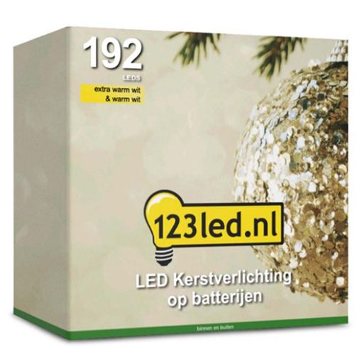 Εικόνα της 123LED Χριστουγεννιάτικα Λαμπάκια Extra Warm & Warm White 192 LEDs 14.9m