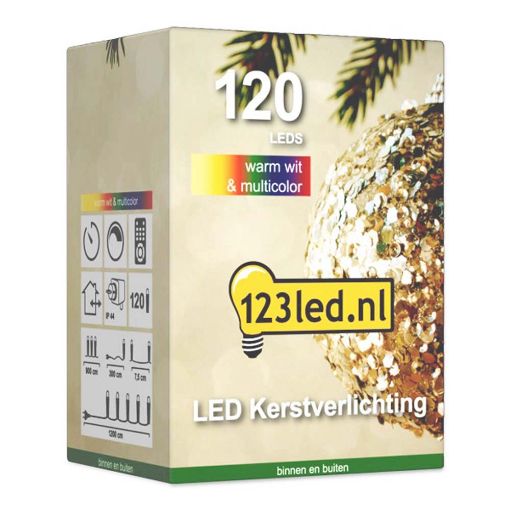 Εικόνα της Χριστουγεννιάτικα Λαμπάκια 123LED Extra Warm & Warm White 40 LEDs 5.9m