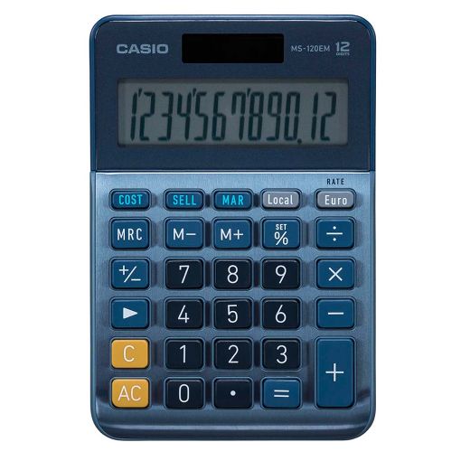 Εικόνα της Αριθμομηχανή 12 Ψηφίων Casio MS-120EM