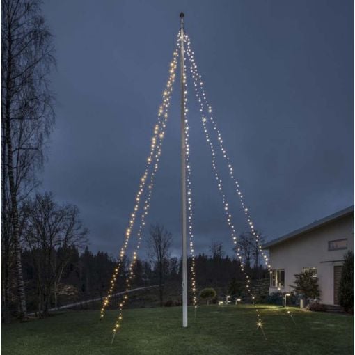 Εικόνα της Λαμπάκια Ιστού Σημαίας 123LED Extra Warm White & Warm White 360LEDs 8m