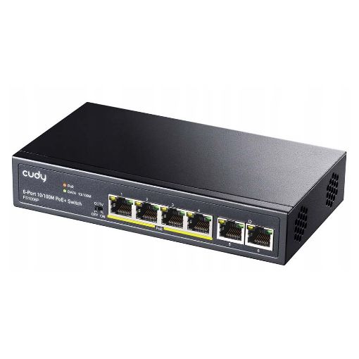 Εικόνα της Desktop Switch Cudy FS1006P PoE+ 6-port Fast Ethernet