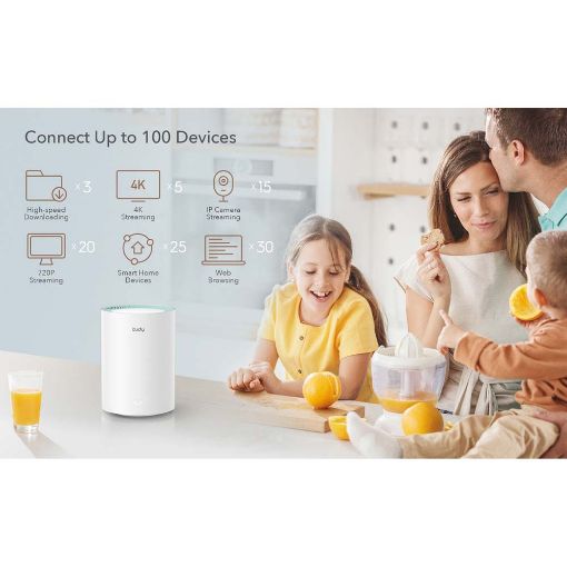 Εικόνα της Access Point Cudy M1300 Whole Home Mesh WiFi System AC1200 Gigabit Ethernet (2-pack)