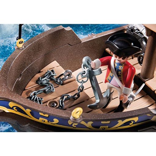Εικόνα της Playmobil Pirates - Πλοιάριο Λιμενοφυλάκων 70412