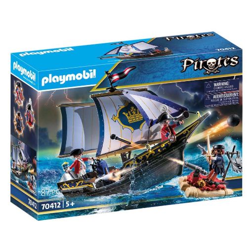 Εικόνα της Playmobil Pirates - Πλοιάριο Λιμενοφυλάκων 70412