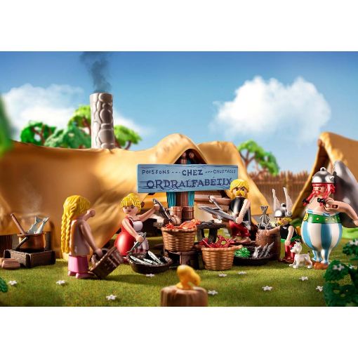 Εικόνα της Playmobil Asterix - Η Καλύβα του Ψαρά Αλφαβητίξ 71266