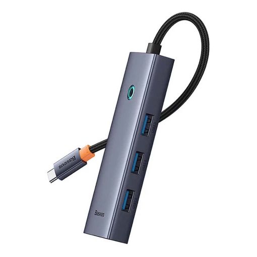 Εικόνα της Baseus UltraJoy 4-port USB 3.0 Hub USB-C Grey B0005280A813-03