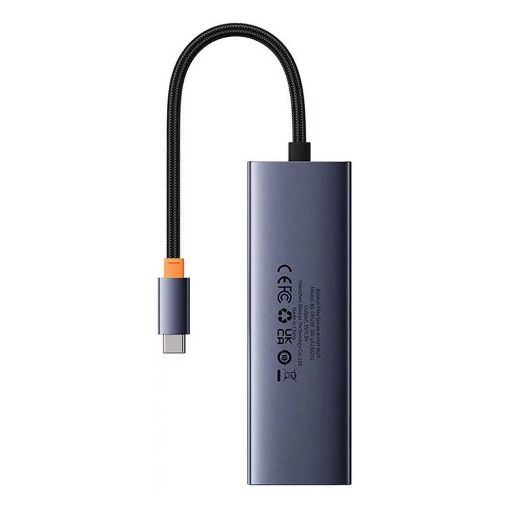Εικόνα της Baseus UltraJoy 3-port USB 3.0 Hub Ethernet USB-C Grey B0005280A813-00