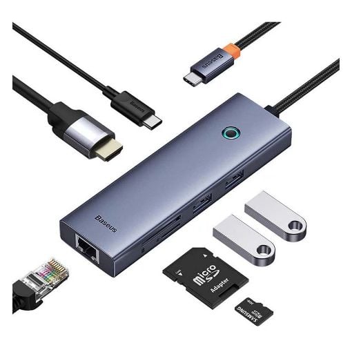 Εικόνα της Docking Station Baseus UltraJoy USB-C Grey B00052805813-00