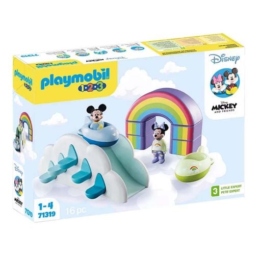 Εικόνα της Playmobil 1.2.3 - Disney Διασκέδαση στα Σύννεφα με τον Μίκυ & τη Μίνι Μάους 71319