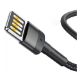 Εικόνα της Καλώδιο Baseus Cafule Braided USB to Lightning 2m Gray/Black CALKLF-HG1