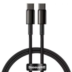Εικόνα της Καλώδιο Baseus Tungsten Gold USB-C to USB-C PD 2m Black CATWJ-A01