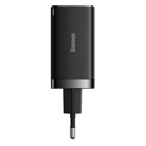 Εικόνα της Φορτιστής Baseus Dual USB-C & USB-A GaN5 Pro 65W Black CCGP120201