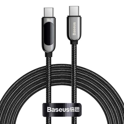 Εικόνα της Καλώδιο Baseus Display USB-C to USB-C 2m Black CATSK-C01