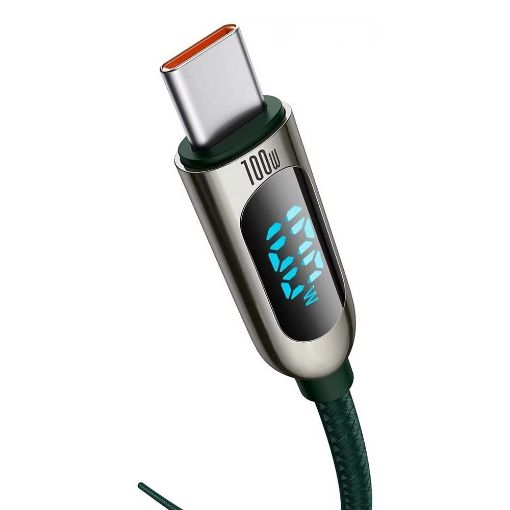 Εικόνα της Καλώδιο Baseus Display USB-C to USB-C 2m Green CATSK-C06