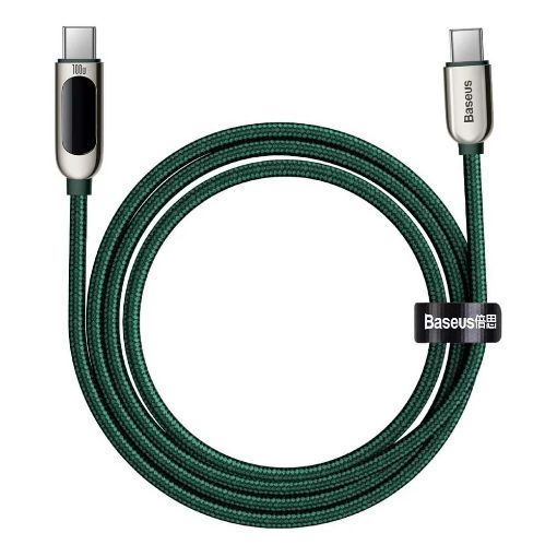 Εικόνα της Καλώδιο Baseus Display USB-C to USB-C 2m Green CATSK-C06