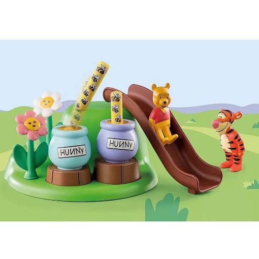 Εικόνα της Playmobil 1.2.3 - Disney o Γουίνι και ο Τίγρης στον Μελισσόκηπο 71317