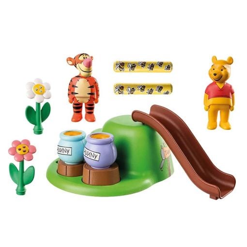 Εικόνα της Playmobil 1.2.3 - Disney o Γουίνι και ο Τίγρης στον Μελισσόκηπο 71317
