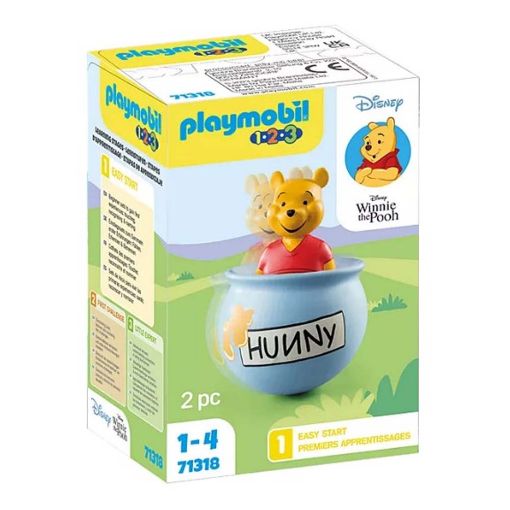 Εικόνα της Playmobil 1.2.3 - Disney ο Γουίνι με Ένα Βάζο Μέλι 71318