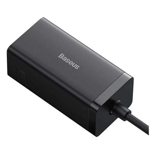 Εικόνα της Φορτιστής Baseus Dual USB-C & USB-A GaN5 Pro 67W Black CCGP110201