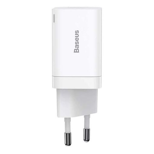 Εικόνα της Φορτιστής Baseus Super Si Pro USB-A & USB-C PD 30W White CCSUPP-E02