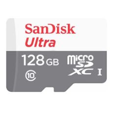 Εικόνα της Κάρτα Μνήμης MicroSDXC Class 10 Sandisk Ultra 128GB with SD Adapter SDSQUNR-128G-GN6MN