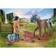 Εικόνα της Playmobil Horses Of Waterfall - Ο Πεταλωτής Ben με το Άλογο Achilles 71357