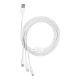 Εικόνα της Καλώδιο Baseus Superior Series USB to Type-C / Lightning / micro USB 1m White P10320105221-00