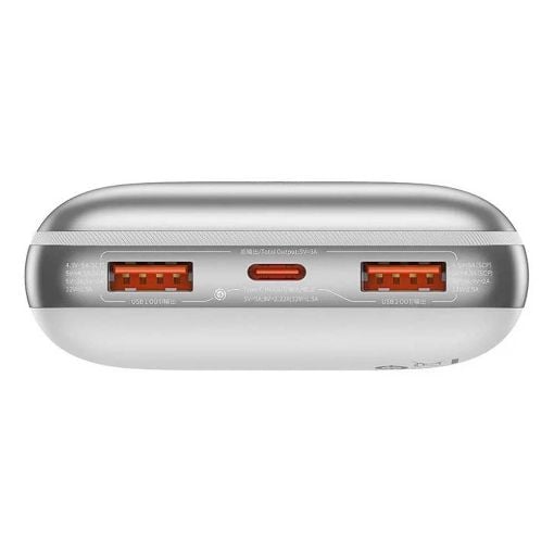 Εικόνα της Power Bank Baseus BiPow Pro Dual USB-A & USB-C 20000mAh 22.5W White PPBD040302