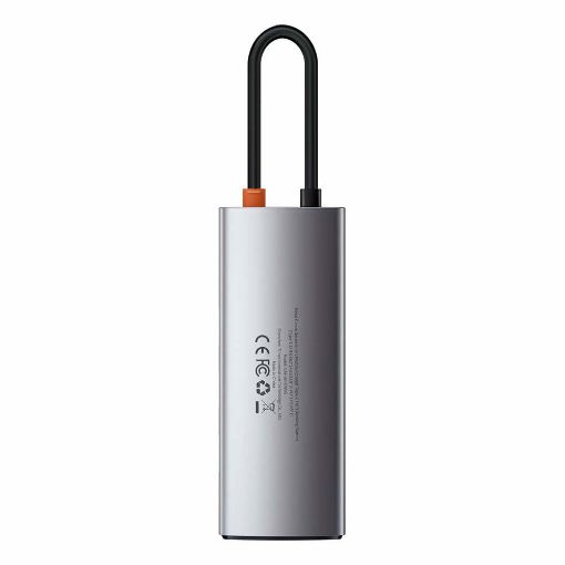 Εικόνα της Docking Station Baseus Metal Gleam USB-C Silver WKWG020013