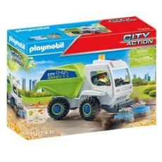 Εικόνα της Playmobil City Action - Όχημα Καθαρισμού Δρόμων 71432