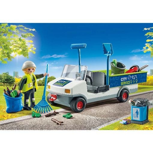 Εικόνα της Playmobil City Action - Ηλεκτρικό Όχημα Οδοκαθαριστή 71433