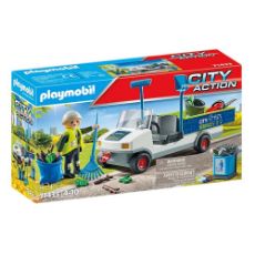 Εικόνα της Playmobil City Action - Ηλεκτρικό Όχημα Οδοκαθαριστή 71433