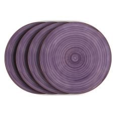 Εικόνα της Σετ Πιάτα Lamart Happy Κεραμικά 26,8cm Purple 4τμχ LT9054